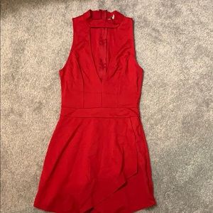 forever 21 red romper